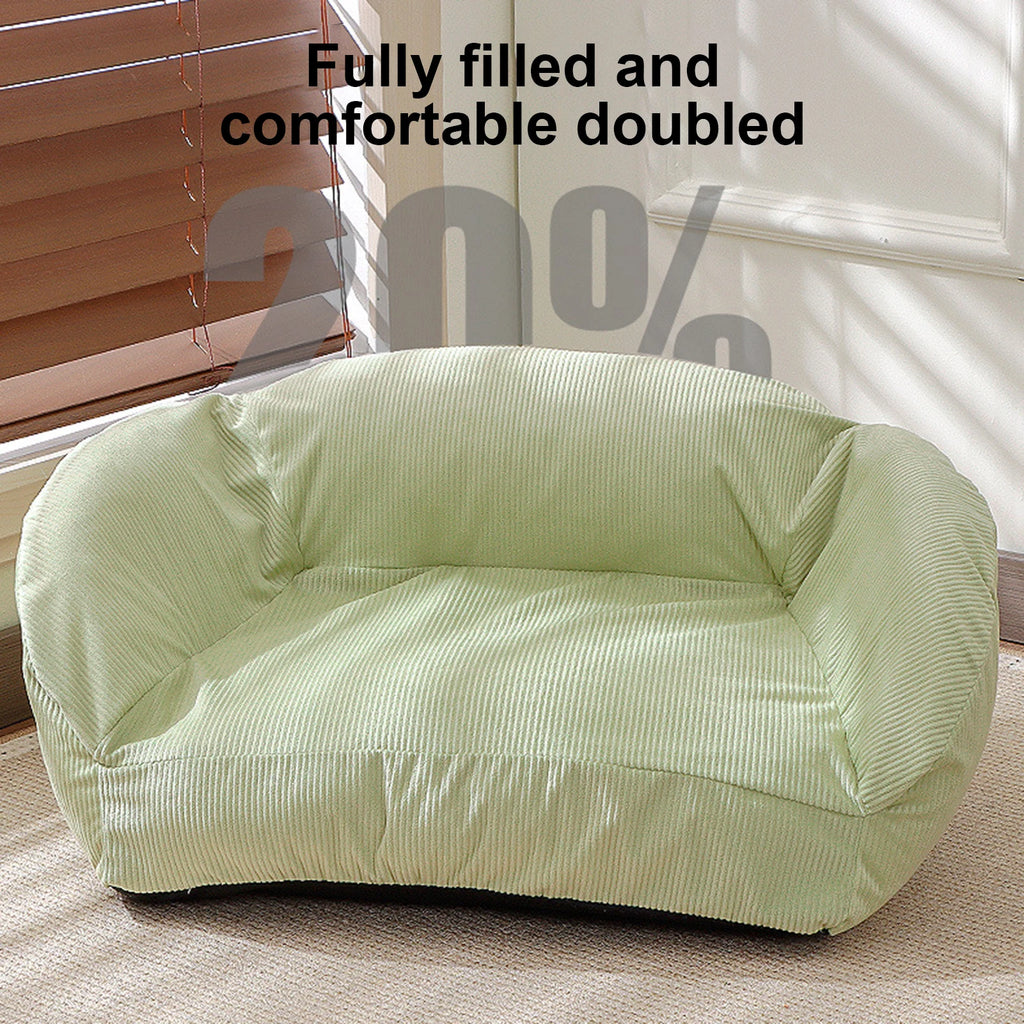 Guangdong AllSeasonPetSofaBed RemovableWashableCover AntiSlipBottom ForCats WideSleepingArea DurableCushionedComfort