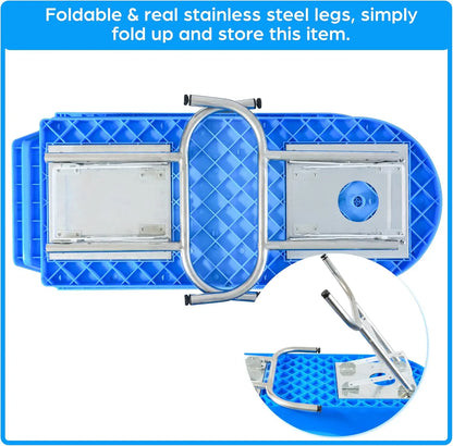 Pet Grooming Bathtub Station Stainless Steel Heavy Duty Dog Wash