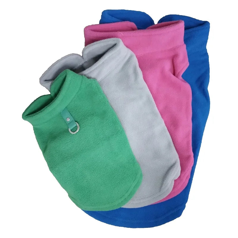 Warm Fleece Vest For Small Dogs And Cats Winter Jacket