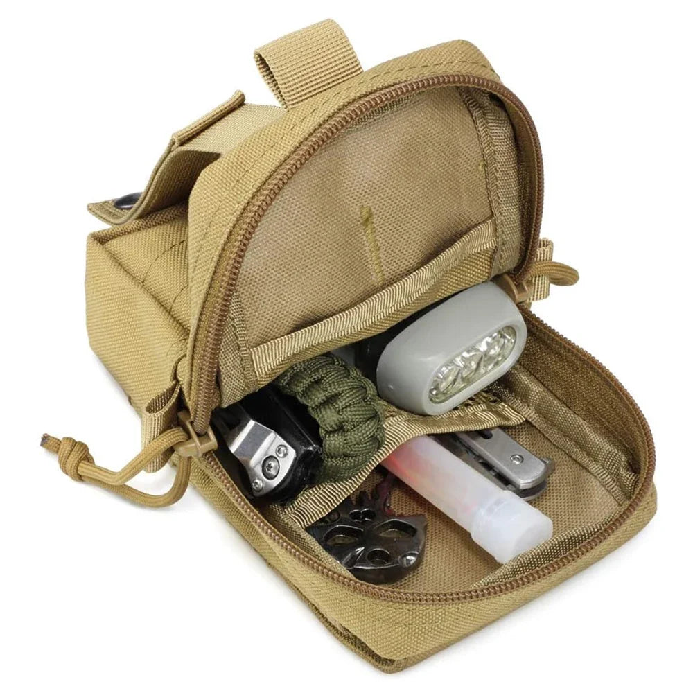 Dog Tactical Harness Pouch Set Military Molle Training Gear