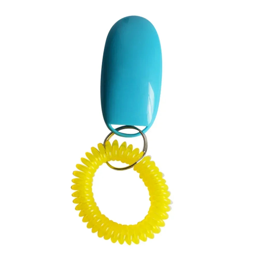 Hot Sale Portable Dog Button Clicker Sound Trainer Pet Training Tool Wrist BAccessory Pet Products Accessories  Dog cat Supplies