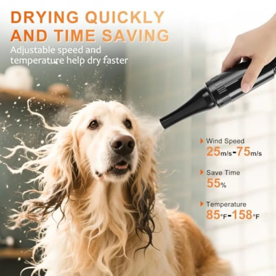 Yao Hui Huang Dog Grooming Dryer High Velocity 3200W Pet Hair Blower