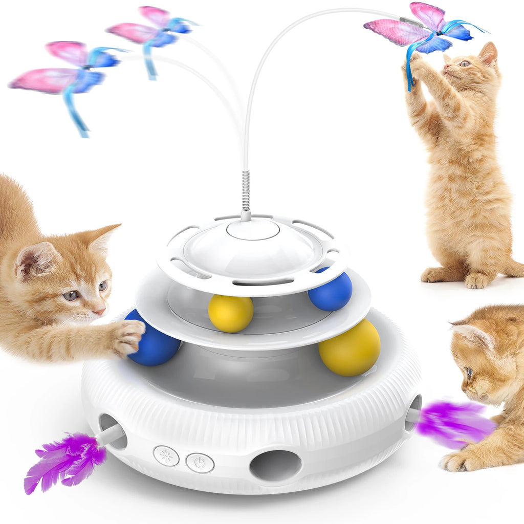 Chargeable Cat Laser Interactive Indoor Puzzle Toy USB Cat Teaser