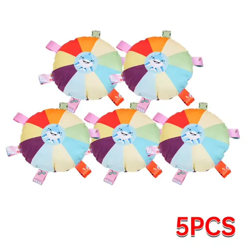 Hot Dog Plush Toy Bell Cartoon Puppy Teeth Grinding Toy