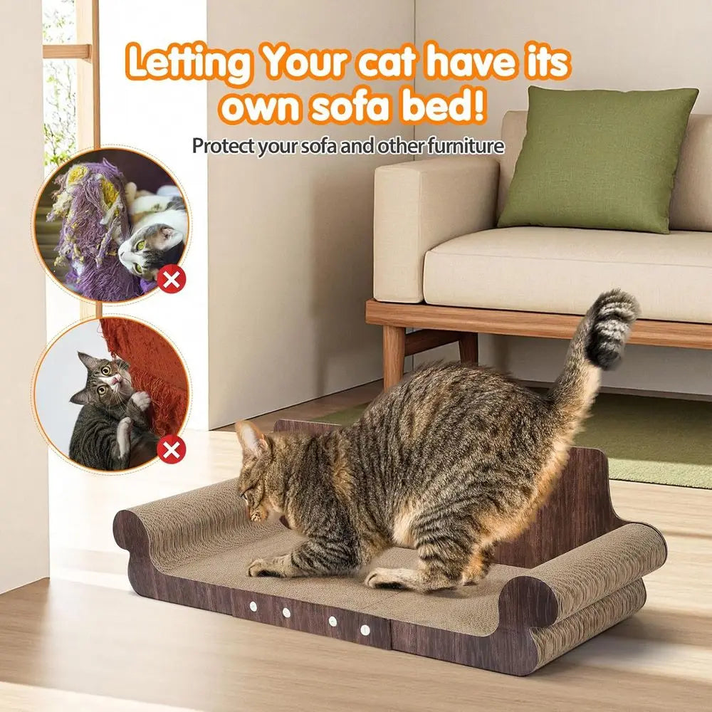XMSJ Scratcher Bed Cardboard Lounger For Indoor Use