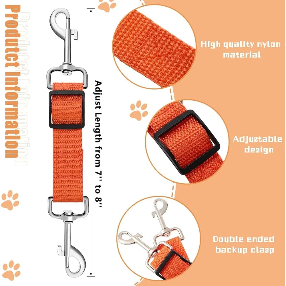 Adjustable Nylon Dog Collar Safety Clips Prong Connectors