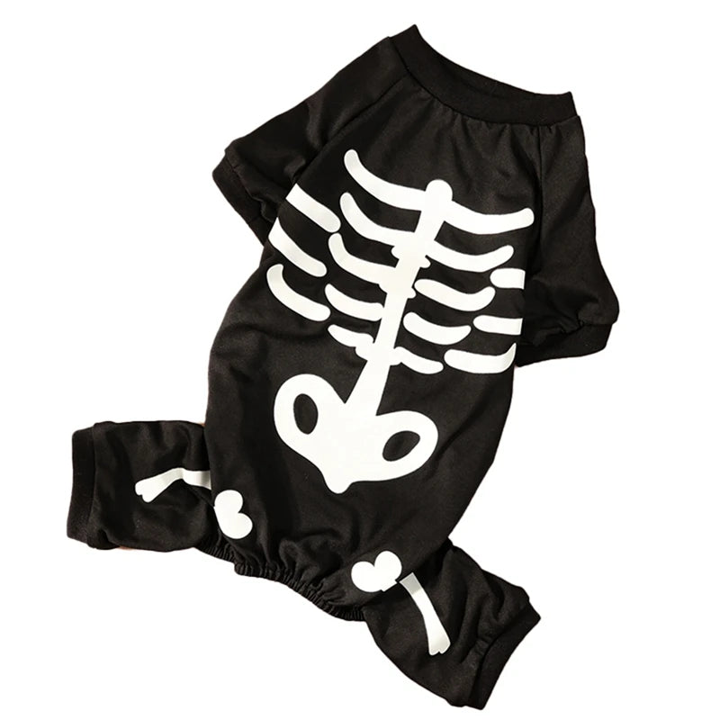 Halloween Dog Costume Night light Bust Adjusted Funny Soft and Comfortable Horror Atmosphere Transformation Costume