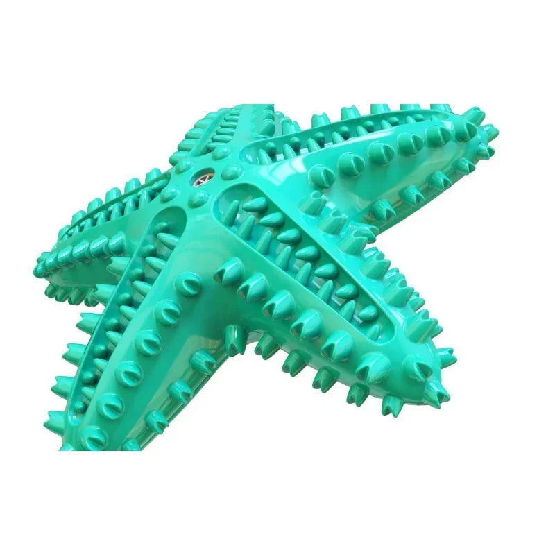 Hign-concerned Vocal Starfish Dog Toy Interactive Rubber Balls DentalTeethCleaning