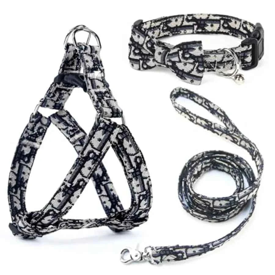 Dog Coat and Harness Set, Premium Breathable Harness for Girl Boy Dog, No Pull Easy Walking Pet Harness, Back