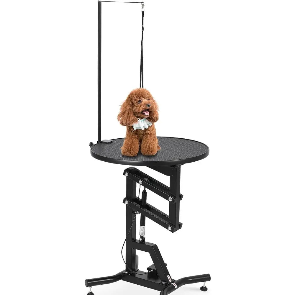 Hydraulic Dog Grooming Table With 360 Degree Rotation Heavy Duty