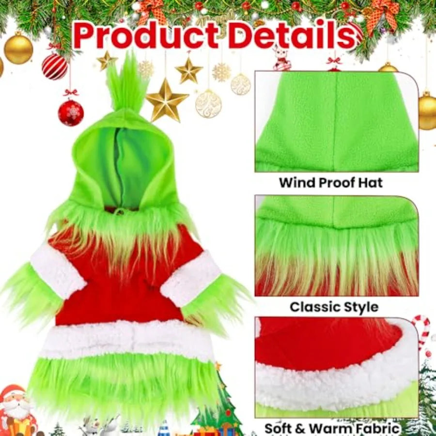High-concerned Chemical Dog Christmas Hoodie Costume For Pets