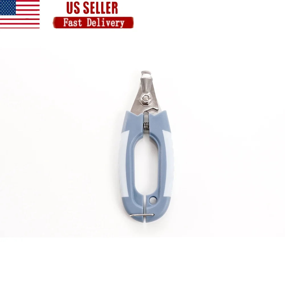 XMSJ Stainless Steel Dog Nail Clipper Ergonomic Handle