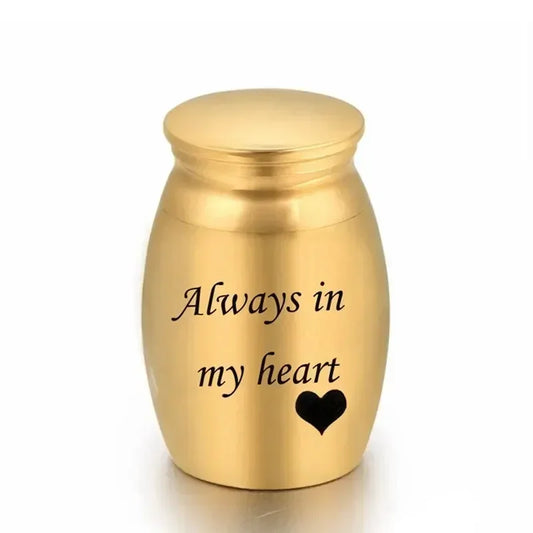 Hign-concerned Stainless Memorial Pet Waterproof Cremation Urn Keepsake For Ashes