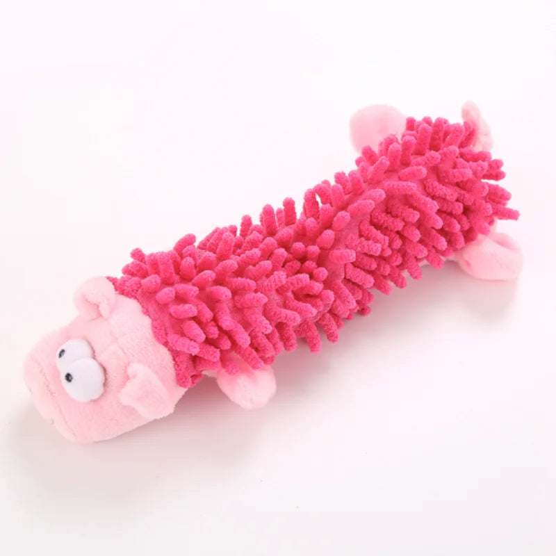 Durable Plush Dog Toy For Small Breeds Squeaky Chew Toy