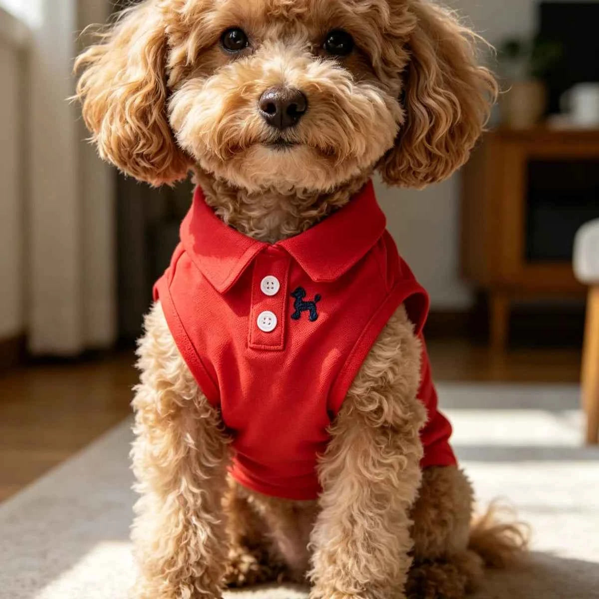 Breathable Summer Pet Polo Shirt Puppy Cat Clothing Skin Friendly