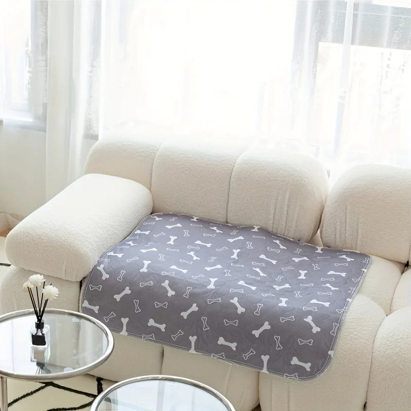 None Washable Dog Pee Pads Reusable Absorbent Waterproof Non Slip