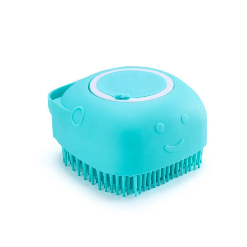 Multifunctional Bath Massage Brush for Dogs And Cats Soft Safety Silicone Puppy Grooming Tool Big Dog Cat Pet Accessories