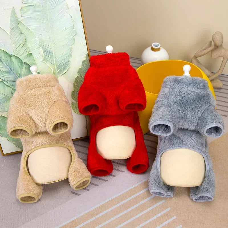 Winter Overalls Dogs Maltese Clothes Zipper Coat Cats for Bulldog Warm Dogs with Chihuahua NEW Jumpsuit Pet Jacket Small Onesies