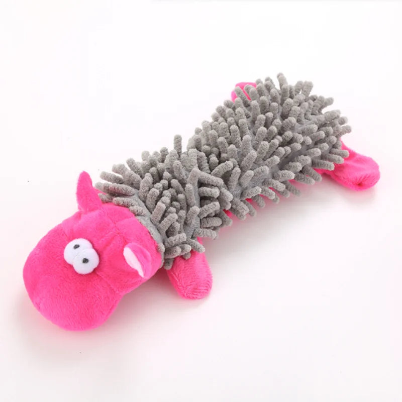 Durable Plush Dog Toy For Small Breeds Squeaky Chew Toy