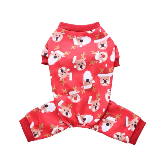 Pet Harmony Supplies Christmas Dog Costume Reindeer Santa
