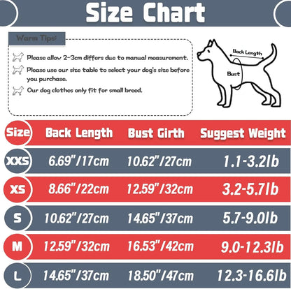 4 Pack Summer Dog Shirts for Small Dogs Chihuahua Yorkie Soft Cute Pattern Pet Clothing Pink Grey Red Green XXS~M