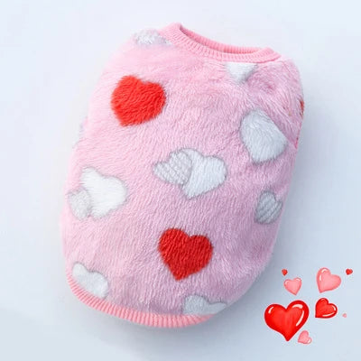 Kajipet Soft Flannel Dog Winter Vest Warm Puppy Cat Jacket